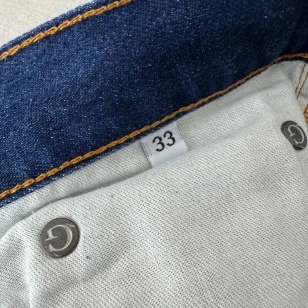 Gustin Selvedge‎ Straight Jeans Mens 33 Blue